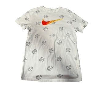 Nike Flame 🔥 Swoosh Tshirt All print Logo men’s size M “the Nike tee”